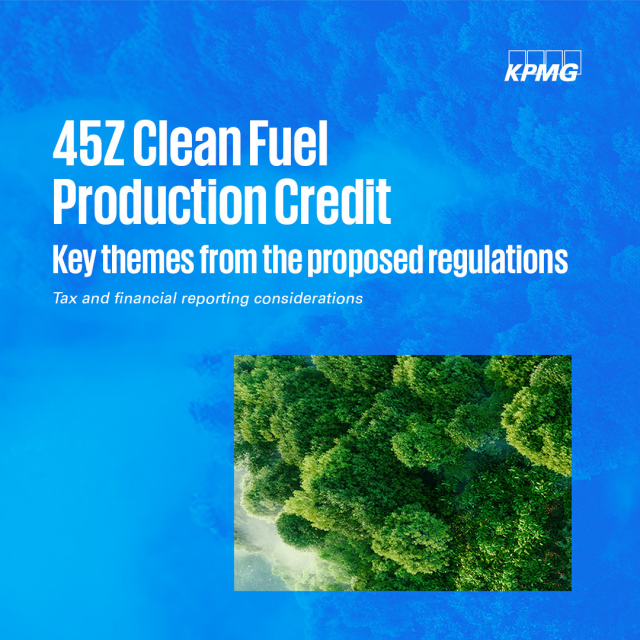 LisaDee333's tweet photo. 45Z clean fuel production credit: what the proposed regulations address—and why it matters for buyers and sellers of transferable credits. #Tax #Energy #KPMG https://t.co/yUrIldooS7 https://t.co/m9SjeUOBHX