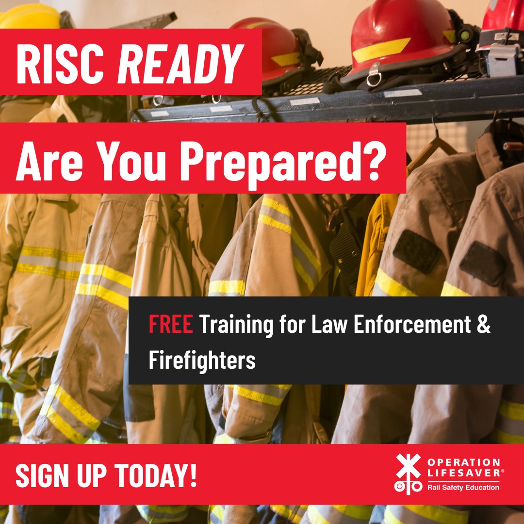 olinational's tweet photo. Rail incidents need trained responders. OLI's RISC program is free for law enforcement and firefighters. Register at https://t.co/m54vIjQMYy https://t.co/wQrtLO46AB