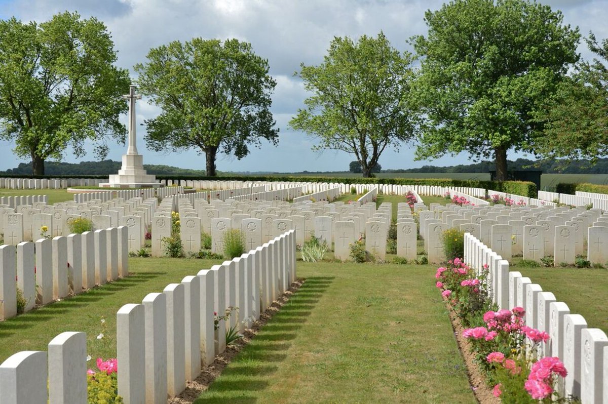 CWGC's tweet photo. More than 80 years after his aircraft crashed, the remains of Second World War pilot Squadron Leader George Marley Fidler were recovered during preliminary work on a major canal construction in northern France.

From the initial discovery to his burial in our cemetery at Longueval in May 2026, his journey reflects the dedication and determination of all those involved in identifying the fallen wherever possible.

The process to recover Squadron Leader Fidler’s remains began four years ago. Read the full story in our latest news article on our website.