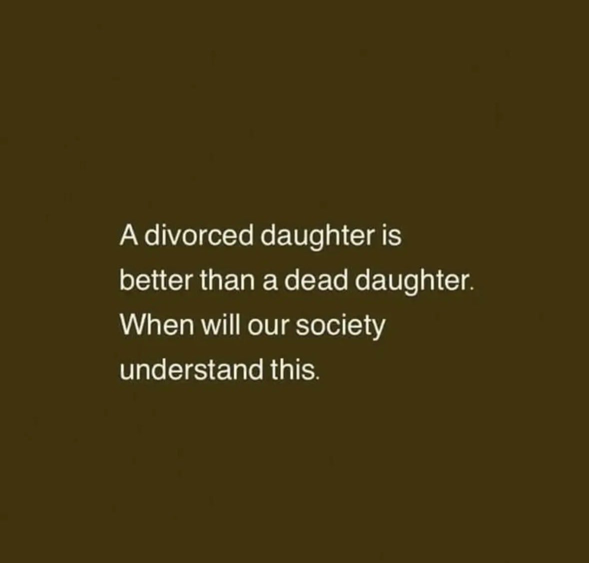 LakshmiRIyer's tweet photo. Stop forcing women to stay in marriages that destroy their peace, dignity, and safety just to protect society’s opinion. Divorce is painful, but abuse, silence, and suffering are far worse. A woman choosing herself is not failure 🙏 it is survival. 💔 https://t.co/01sERCm2vd