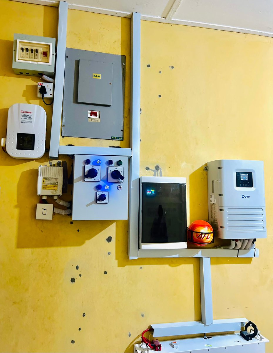 fetronicsltd's tweet photo. ⚡☀️ SOLAR SYSTEM UPGRADE IN PROGRESS — FeTronics LTD

Upgrade work is ongoing! 🔧🔋

One of our clients reached out to us because their existing solar system could no longer meet their growing power needs. Instead of patching the problem, we’re doing what we do best at FeTronics LTD,  a proper upgrade with professional engineering.

📌 Solar upgrade is not just adding panels or batteries.
It’s about redesigning the entire system to deliver stronger performance, longer backup time, and better safety.

Here’s what we’re currently doing on-site 👇

✅ Load Assessment & Energy Audit
✅ Inspection of inverter, batteries, panels & distribution setup
✅ Battery performance testing
✅ Correct sizing of new components for higher output
✅ Cable, breaker, SPD & grounding upgrade for better protection
✅ System expansion + professional installation
✅ Configuration & optimisation of inverter settings
✅ Full testing under load to confirm stability
✅ Client guidance & handover

📸 Swipe through the pictures to see the process.
We’re building a system that delivers reliability, efficiency, and peace of mind.

FeTronics LTD — We Build. We Power. We Inspire. ☀️⚡

#SolarUpgrade #SolarEnergy #InverterSystem #FeTronicsLTD #RenewableEnergy #CleanEnergy #NigeriaSolar #ElectricalEngineering