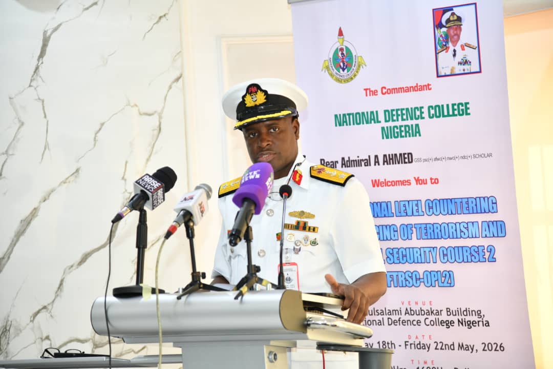 NigeriaNdc's tweet photo. National Defence College (NDC), Nigeria, has officially inaugurated the Operational Level Countering the Financing of Terrorism and Regional Security Course 2 (CFTRSC-OPL2).

The CFTRSC-OPL2 course is expected to equip participants...

More: https://t.co/Hu8AQ4vA2D https://t.co/xfi6a9R6C3