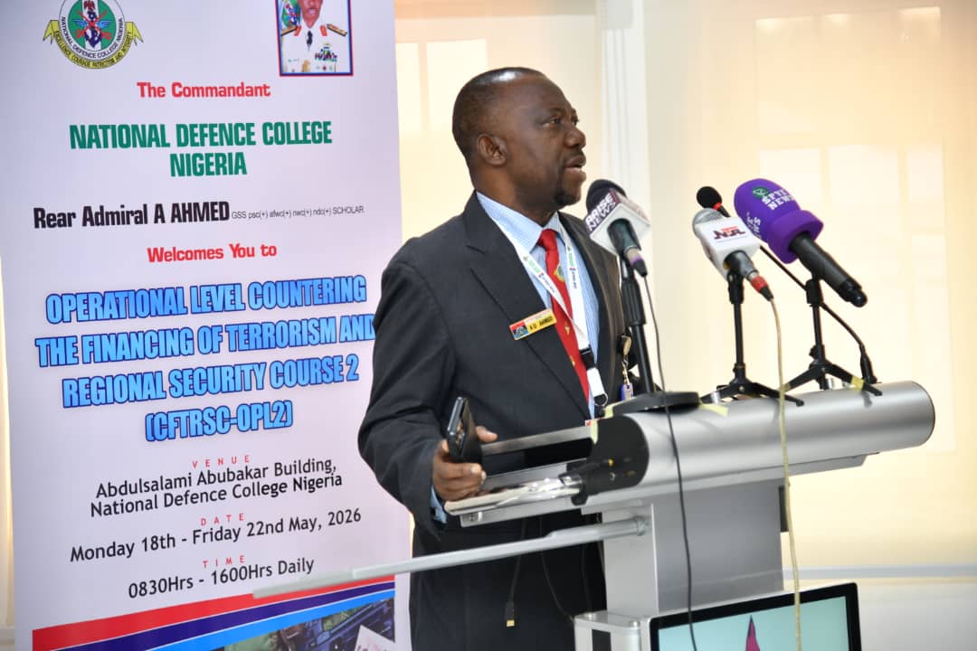 NigeriaNdc's tweet photo. National Defence College (NDC), Nigeria, has officially inaugurated the Operational Level Countering the Financing of Terrorism and Regional Security Course 2 (CFTRSC-OPL2).

The CFTRSC-OPL2 course is expected to equip participants...

More: https://t.co/Hu8AQ4vA2D https://t.co/xfi6a9R6C3