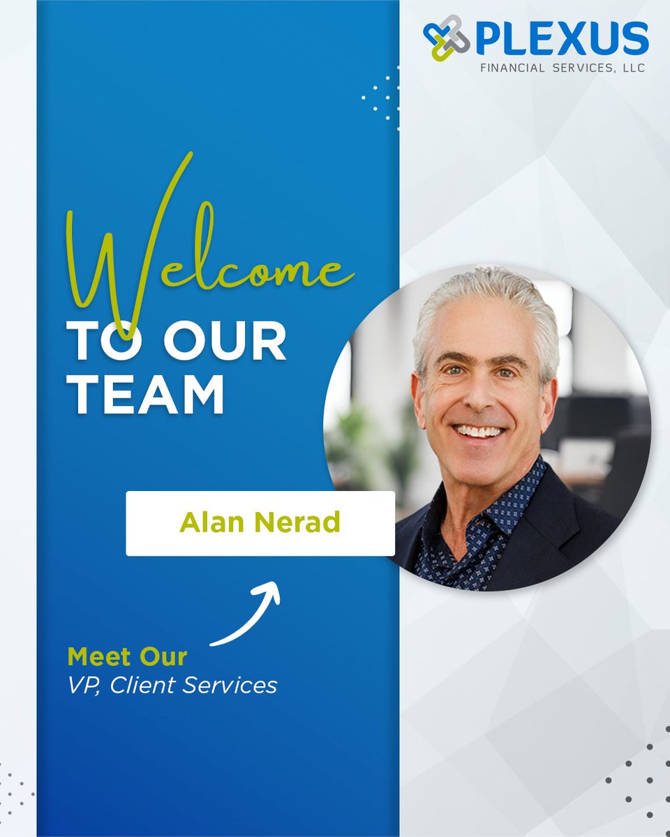 plexusgroupe's tweet photo. We are excited to welcome Alan Nerad to Plexus Financial Services!

#ThePlexusGroupe #PlexusFinancialServices #ProudlyPlexus #StrategicInsuranceSolutions #InsuranceCareers #PlexusCareers https://t.co/lLteMqLonA