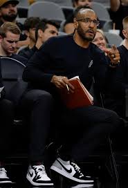 UselessSpurs's tweet photo. People gonna lose their minds when they realize Big Nasty on the bench @CoachCorliss #GoSpursGo https://t.co/1VbluPF6SV
