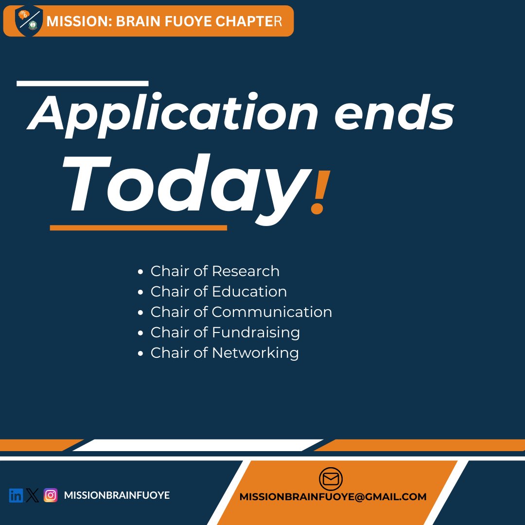 MissionBrainOye's tweet photo. Make sure to register! Application closes today! Join us!🧠❤️ https://t.co/Wa3qJuBS9C