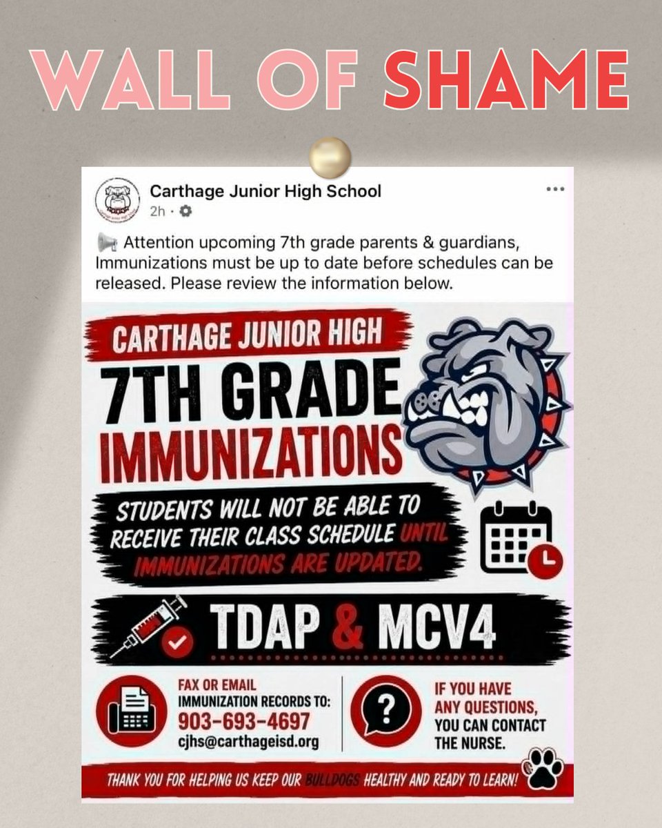 Texans for Vaccine Choice tweet media