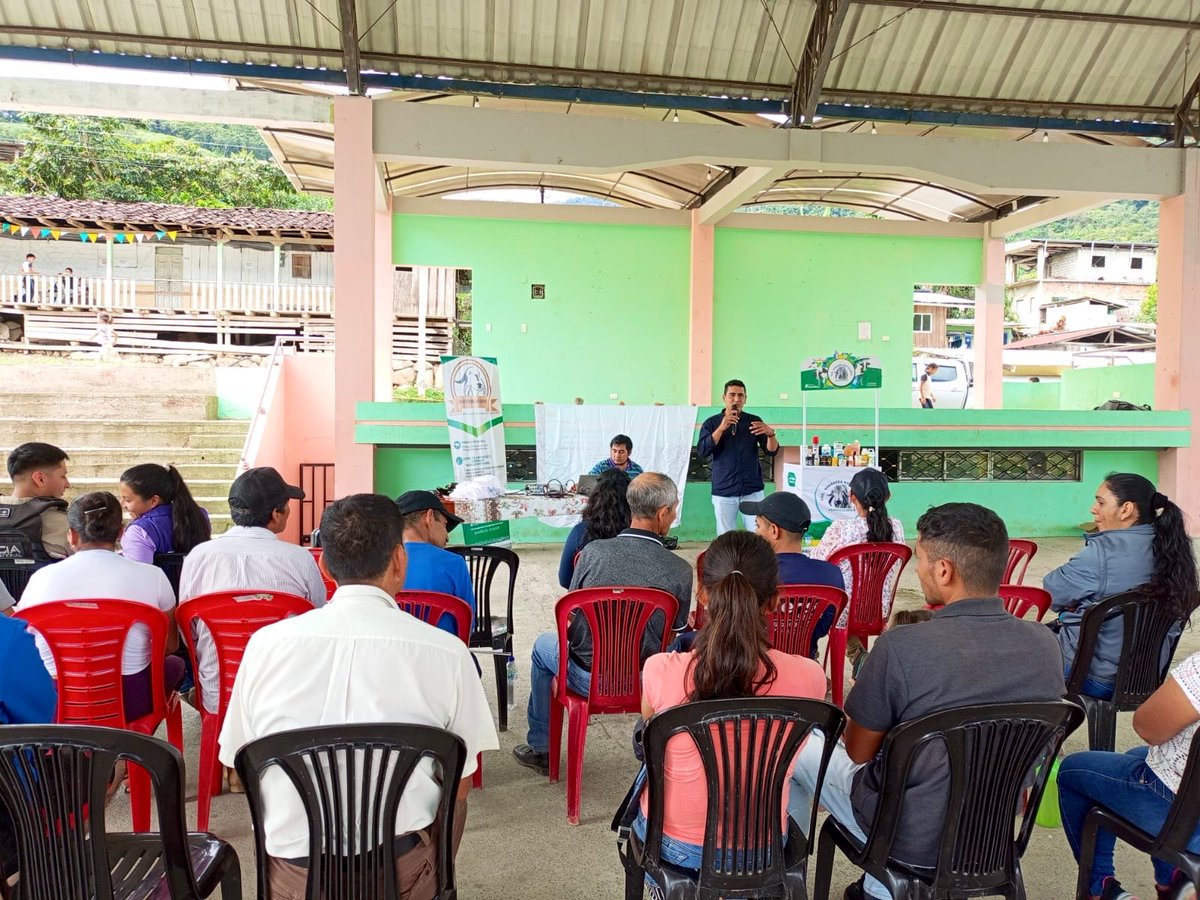 Agricultura_CZ7's tweet photo. #ZamoraChinchipe | En el cantón #Palanda desarrollamos la socialización de proyectos del MAGP y BanEcuador junto a productores de la zona, promoviendo el acceso a servicios, financiamiento y nuevas oportunidades para dinamizar el sector productivo rural.
#ElNuevoEcuador https://t.co/yDBiIUKt2e