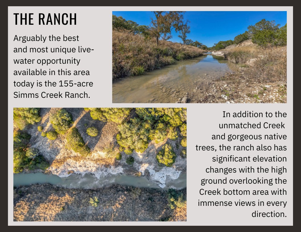tx_ranch_land's tweet photo. 1/3 Mile of Spring-Fed Creek Frontage on 155 Acres - Under 1.5 Hours From Austin - https://t.co/qUmJK0guQb https://t.co/rTqvTNiu7t