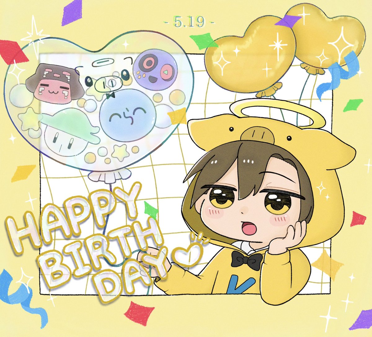 Drop__fav3's tweet photo. #金豚きょー誕生日
お誕生日おめでとうございます🎉💛✨ https://t.co/n2mu8fcgYT