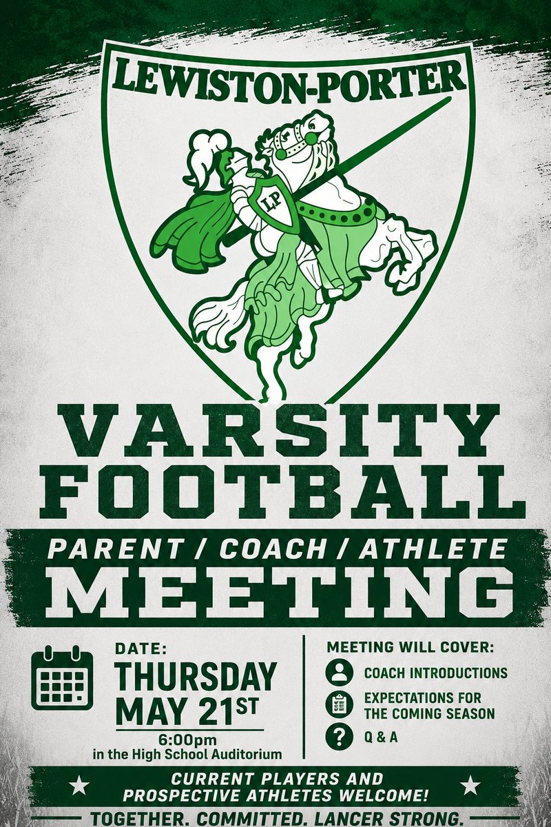 LewPortLancers's tweet photo. @LewPortHS @LewPortCSD @LewPortFootball @LP_GreenMachine https://t.co/iFjy9eWVKU