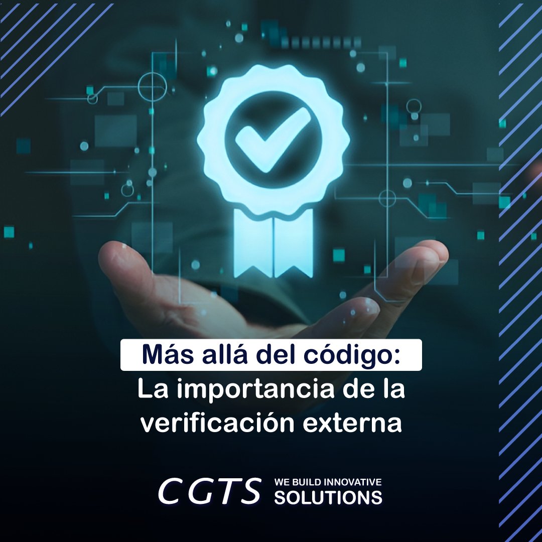 CGTSCorp's tweet photo. 🔍👩🏻‍💻Más allá del código, la confiabilidad de un sistema depende de su capacidad de ser verificado de forma independiente.

[🧵] https://t.co/uH2rKBCheg