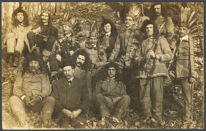 RealityCreation's tweet photo. The Fake History of "Native Americans"

Did you know that the History of "Native Americans" or "Indians" is fabricated? A deliberate hoax that most people still believe?

A secret society of Fake Indians

There's an entry on Wikipedia about a Masonic Organization called "The Improved Order of Redmen", a group of half a million white men who dressed and painted themselves like "red indians". The article says:

The Improved Order of Red Men is a fraternal organization established in North America in 1834. It claims direct descent from the colonial era Sons of Liberty. Their rituals and regalia are modeled after those assumed by men of the era to be used by Native Americans. Despite the name, the order was formed solely by, and for, white men (image 1)

If you think these are only an obscure group of role-playing cross-dressers, you'd be wrong. They used their "indian" disguise to force political change.

On December 16, 1773, a group of male colonists who were members of the Sons of Liberty met in Boston to protest the Tea Act. When their protest went unheeded, they disguised themselves as Mohawks, proceeded to Boston harbor, and dumped overboard 342 chests of tea in what became known as the Boston Tea Party.

...during the build up to the West Virginia coal wars, "the Improved Order of Red Men [was] ... the most comfortable lodge for Socialist miners and other radical workers...

...After the Civil war in West Virginia, the Improved Order of Red Men became a fraternal organization of some notoriety for vigilante activity.

White Europeans posing as "natives" was so common that the famous "Indians" of the time were really actors. Let's look at the most famous ones.

Grey Owl 

Wikipedia: 

Archibald Stansfeld Belaney (September 18, 1888 – April 13, 1938), commonly known as Grey Owl, was a popular Canadian writer, public speaker and conservationist. Born an Englishman, he immigrated to Canada and, in the latter years of his life, passed as half-Indigenous, falsely claiming he was the son of...an Apache woman. With books, articles and public appearances promoting wilderness conservation, he achieved fame in the 1930s. Shortly after his death in 1938, his real identity as the Englishman Archie Belaney was exposed. He has been called one of the first persons to engage in Indigenous identity fraud in Canada.

Grey Owl (image 2) was a famous native American who never was. He featured prominently in a popular book titled Indians of Today which was intended to portray the "progress of the Indian race". He was said to be the son of a well-known Apache scout for a man named William Cody, who would later become a fake Cowboy called Buffalo Bill.

Iron Eyes Cody 

Iron Eyes Cody kept his Italian heritage secret and claimed to be a Cherokee. He was hired by Hollywood and TV to appear in hundreds of films and shows as an "authentic" representation of his people. He appeared in ads warning of pollution and climate disasters, for which he became known as "The Crying Indian". (image 3)

Finally, in 1996, investigators revealed that this man was never an "Indian":

...In 1996, however, The Times-Picayune in New Orleans reported that he was a second-generation Italian-American from Louisiana and that his Native American identity was self-created. The report was based on an interview with Cody's half-sister and on various documents, including a baptismal record.

Hundreds of millions saw the movies, very few saw the investigative piece. 

Chief Red Fox

Grokipedia: 

Chief Red Fox (c. 1884–1976), born William Humes to European-American parents in Baltimore, Maryland, was an American performer and literary figure who impersonated an Oglala Lakota Sioux chief, fabricating a Native American identity that included claims of birth on the Pine Ridge Reservation to a mother named White Swan, purported sister of Crazy Horse. 

His 1971 memoirs, recounting personal involvement in the Battle of Little Bighorn and Wounded Knee Massacre, were exposed as largely plagiarized from earlier works and challenged by scholars and Oglala Sioux for factual inaccuracies, constituting a notable literary hoax amid publisher McGraw-Hill's separate scandals. 

Despite the deceptions—unverified by reservation records or Crazy Horse biographies—Red Fox toured with Buffalo Bill's Wild West show, appeared in silent films and vaudeville, and leveraged his persona for television interviews and advocacy on Sioux rights, exploiting public fascination with the vanishing "wild" West. He died in Corpus Christi, Texas, at a claimed age of 105, though records indicate he was approximately 92. 

Image 3 shows a picture of this fraud. 

White Elk

Wikipedia: 

...Prior to his arrest, he went to Europe where he acted in a film titled La caravane vers l’Ouest under the pseudonym Chief White Elk. In 1924, he went to Italy and presented himself as a delegation member of the League of Nations. His traditional dress made him famous in Italy, and earned him honour from the fascist rulers of Italy. Later in 1926, he was convicted by a court in Turin for his involvement in fraud. According to apocryphal claims he tried to justify his actions with the argument that "I'm an actor, I just did what people expected me to do"...

Image 4 shows this con man. 

This is a much longer story, made-short to cater to modern attention-deficiencies. There is much more to learn on the machinations of Hollywood and secret societies in fabricating the "Indian" narrative.

So what's the real History of the natives? I've already told you on my website and in books. Many other researchers such as @TartariaLives have also told you. 

If they had selected real native Americans to represent their people in books and movies, they'd have told you a very different History.

What you consider History was told by imposters and usurpers on big screen celluloid. 

Wanna bet that the stories of "famous cowboys" like Buffalo Bill will reveal exactly the same?