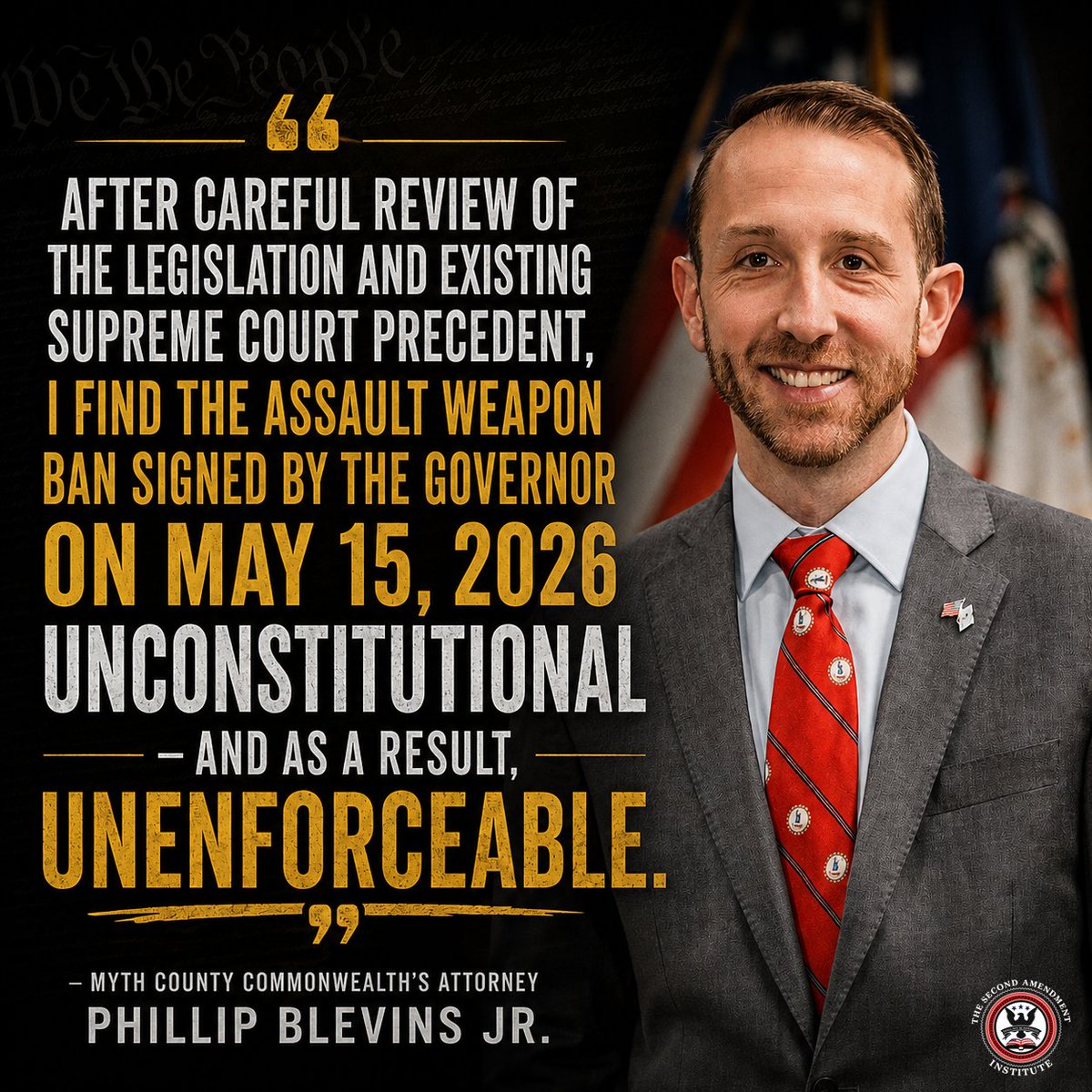 sainational's tweet photo. Spanberger's ban on America's rifle and LCMs are plainly unconstitutional. https://t.co/8mtahqXFrH