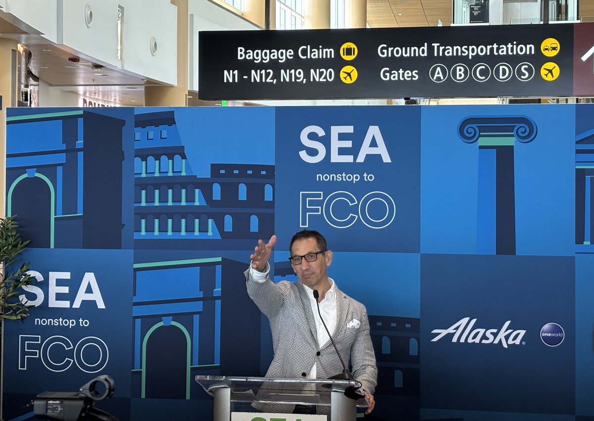 ByERussell's tweet photo. .@AlaskaAir's CEO is understandably bullish on its new European flights. Why now? It's some combination of relevancy, loyalty and that very of-these-times view of an air service imbalance.

Read my interview and what the airline still needs to do: https://t.co/DzBO1C1EWT https://t.co/IpnPFtiau1