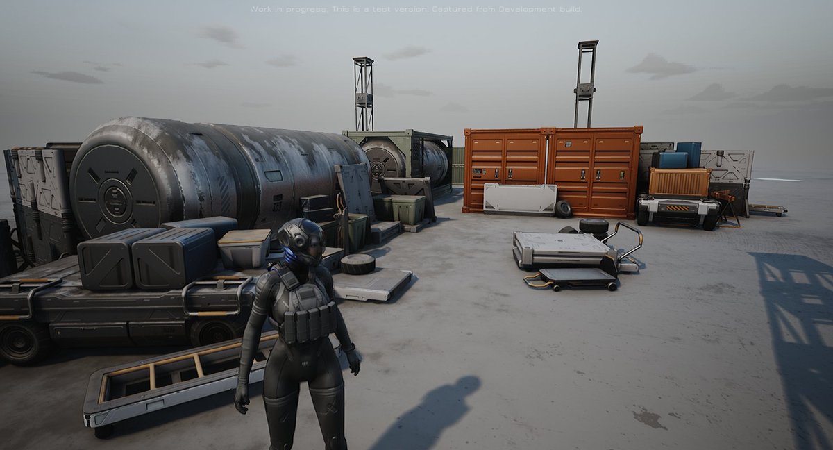 TeamMattoProjek's tweet photo. Cooking the large amount of game props now. Need like 100 props more before working on structures.
Nothing here is baked, pure trimsheets and decals. https://t.co/dViCWdJD4Q