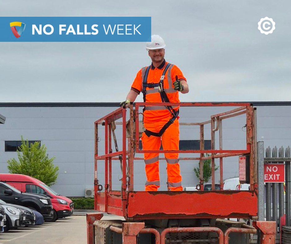 CertoraTraining's tweet photo. It's #NoFallsWeek! 

We are proud to be supporting @nofallsweek for another year – a campaign by @No_Falls, dedicated to promoting safe working at height across all industries.

Sign up for our newsletter to be the first to see how we're getting involved - https://t.co/Ls5BRURfCu https://t.co/wcyETBAHDS