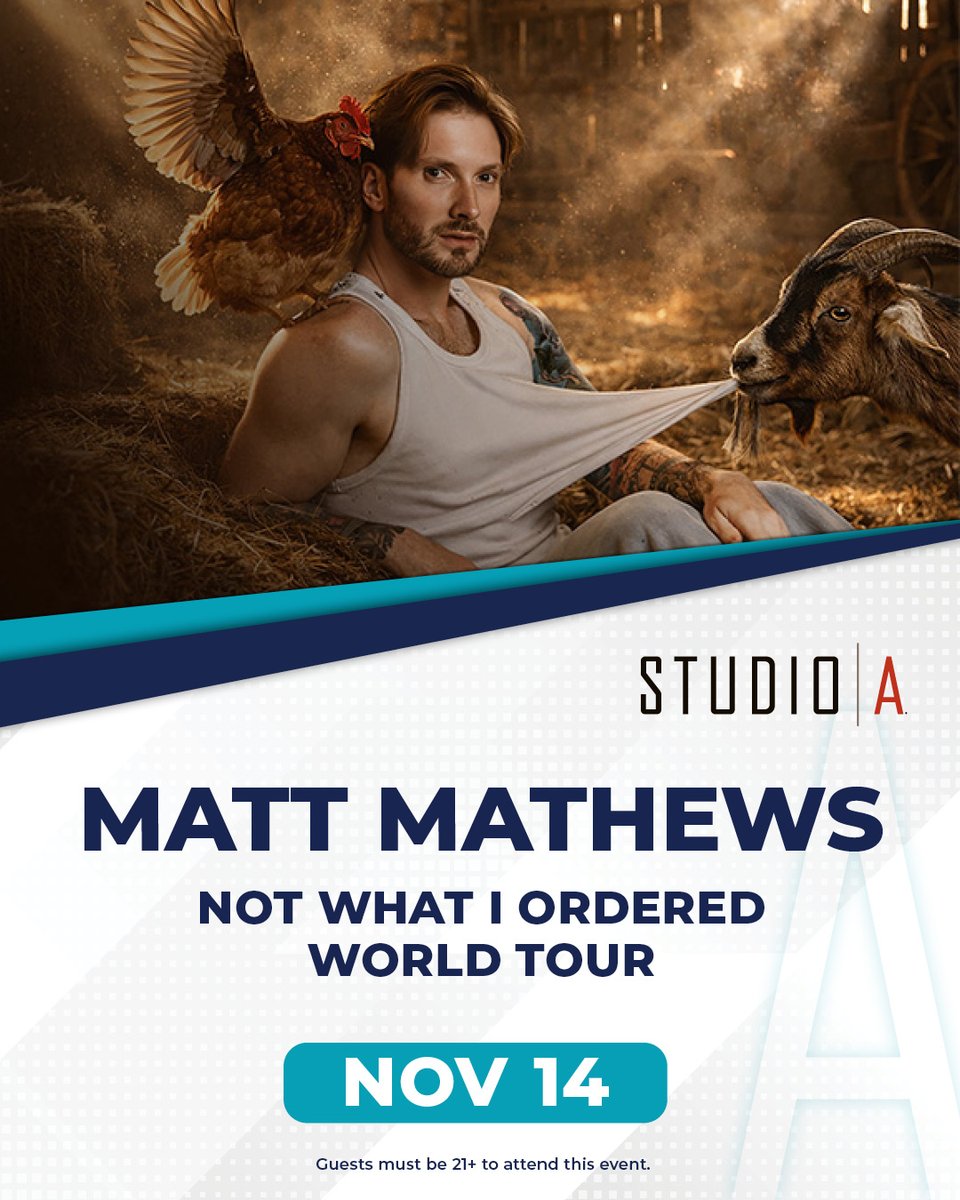 ipbiloxi's tweet photo. Matt Mathews is coming to Studio A on Saturday, November 14th! 🤩

Presale is from May 19 at 12pm to May 20 at 11:59pm using code MM2026 ➡️ https://t.co/UCqayoDZVs https://t.co/7rv3Ik1XDV