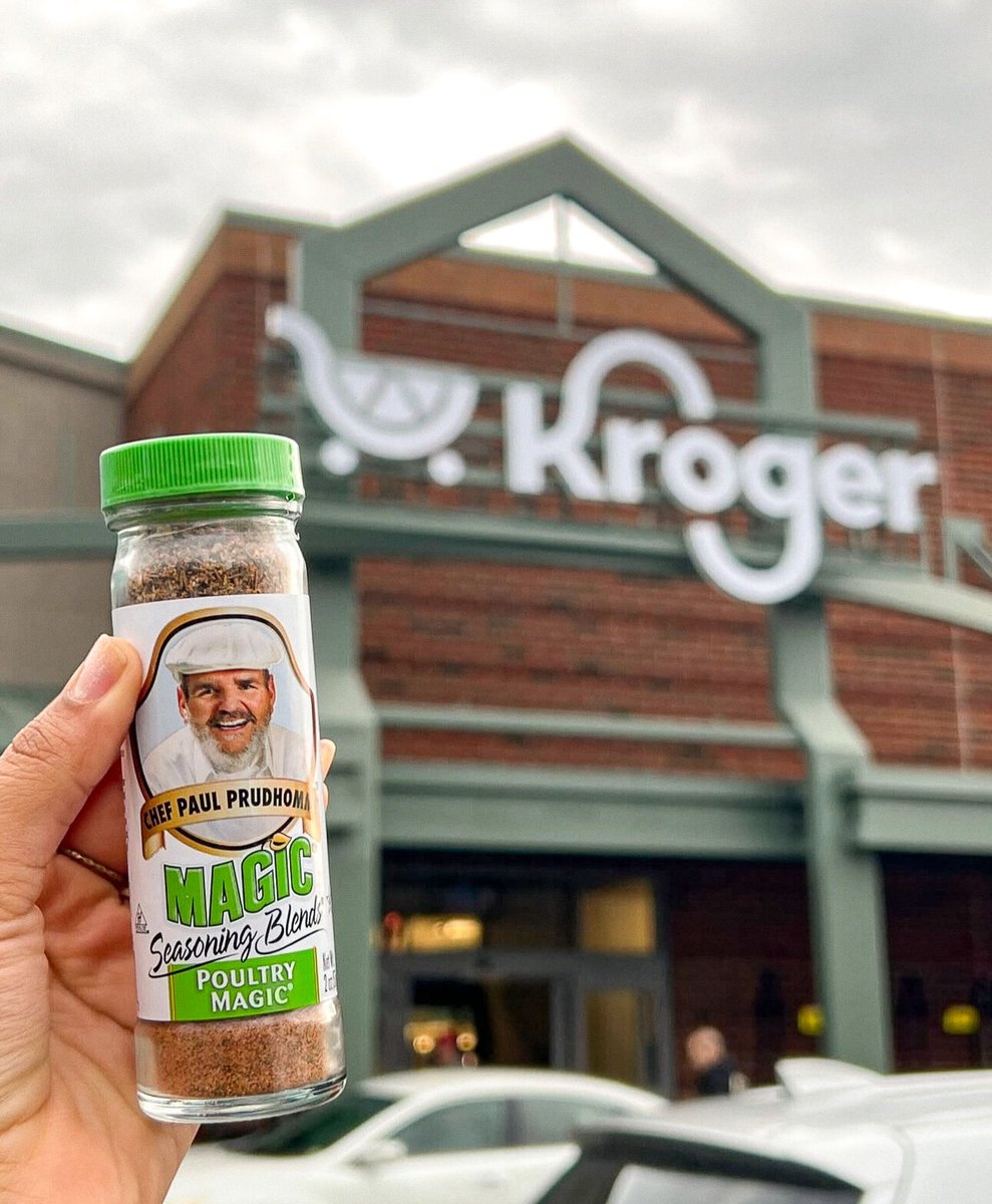 ChefPaul_Magic's tweet photo. Your Kroger. Our Magic. Dinner sorted. 🛒 Chef Paul's Magic Seasoning Blends are just an aisle away—pick up your favorites and turn tonight's meal into something memorable.

Find a store: https://t.co/k4AS6zY7bU https://t.co/2N2arYjVOy