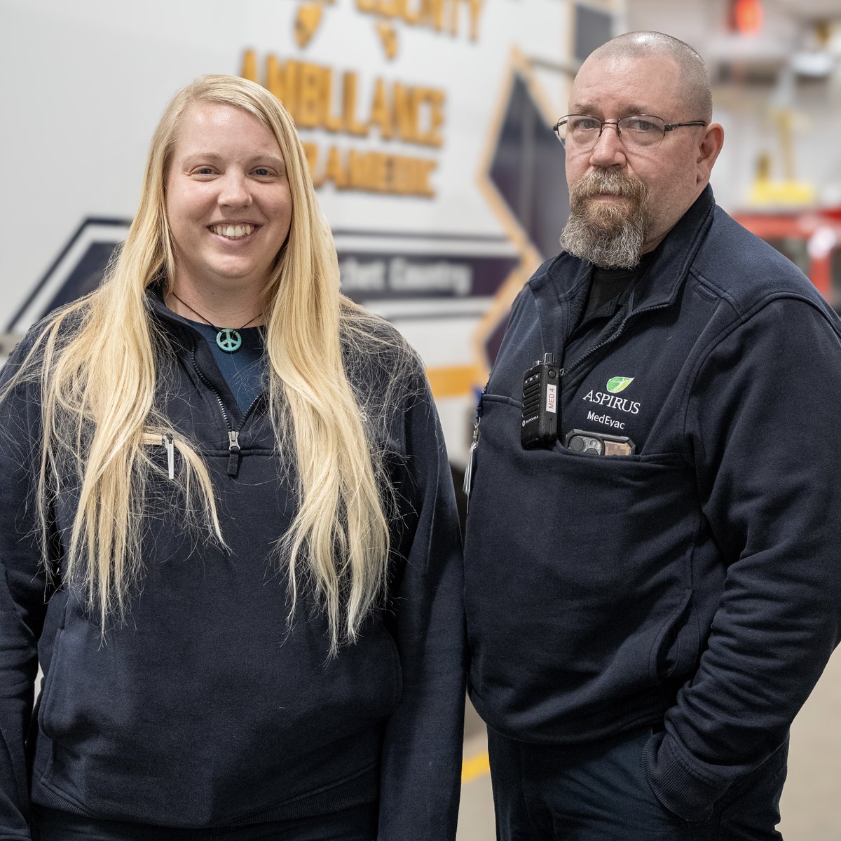 AspirusHealth's tweet photo. EMS Week recognizes the EMS crew who respond in critical moments, showing up quickly, staying steady, and caring for people and families when things are at their most stressful. Grateful for the teamwork, dedication, and heart they bring to our communities every day. #EMSWeek #AspirusHealth #EmergencyResponse