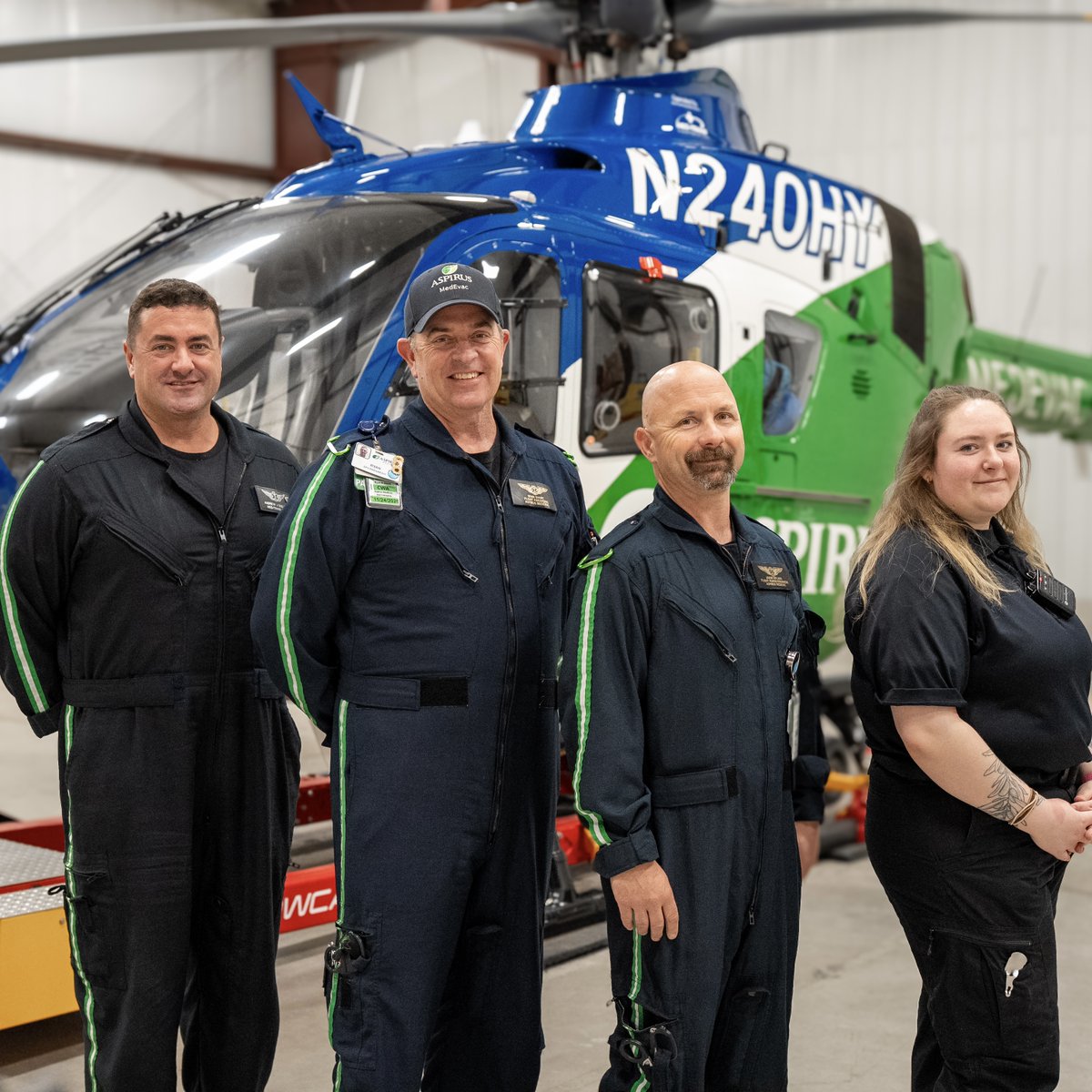 AspirusHealth's tweet photo. EMS Week recognizes the EMS crew who respond in critical moments, showing up quickly, staying steady, and caring for people and families when things are at their most stressful. Grateful for the teamwork, dedication, and heart they bring to our communities every day. #EMSWeek #AspirusHealth #EmergencyResponse