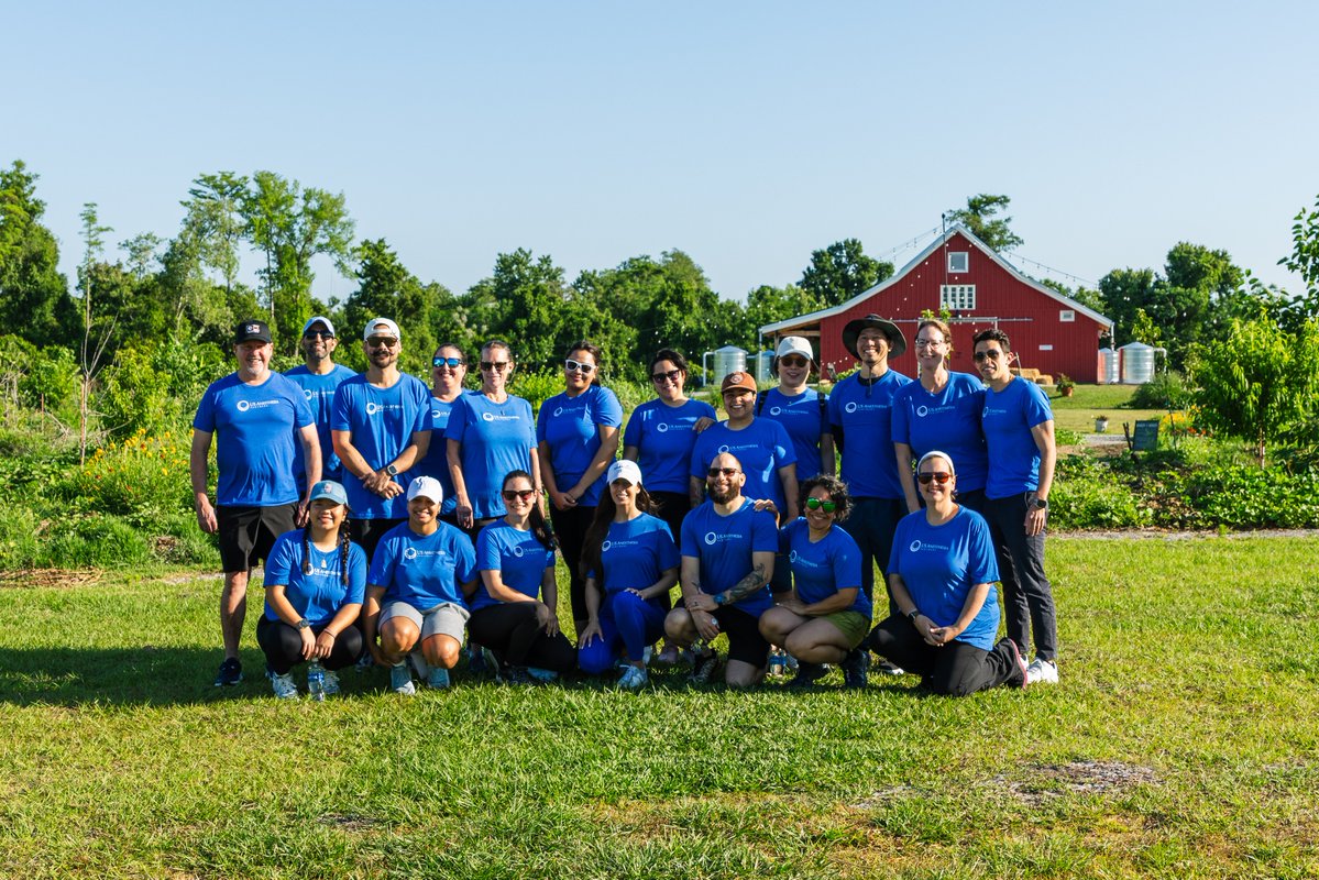 USAP_Updates's tweet photo. USAP – Central Florida team members recently volunteered alongside 4Roots, a nonprofit focused on building a healthier and more sustainable food system through education, farming, and community partnerships. 

Volunteers spent the day helping harvest sweet potatoes and clear weeds from the farm, supporting efforts to provide fresh food and resources throughout the community.

Thank you to 4Roots for welcoming our team and to everyone who dedicated their time to giving back.

#USAPCares #USAP #4Roots #Community