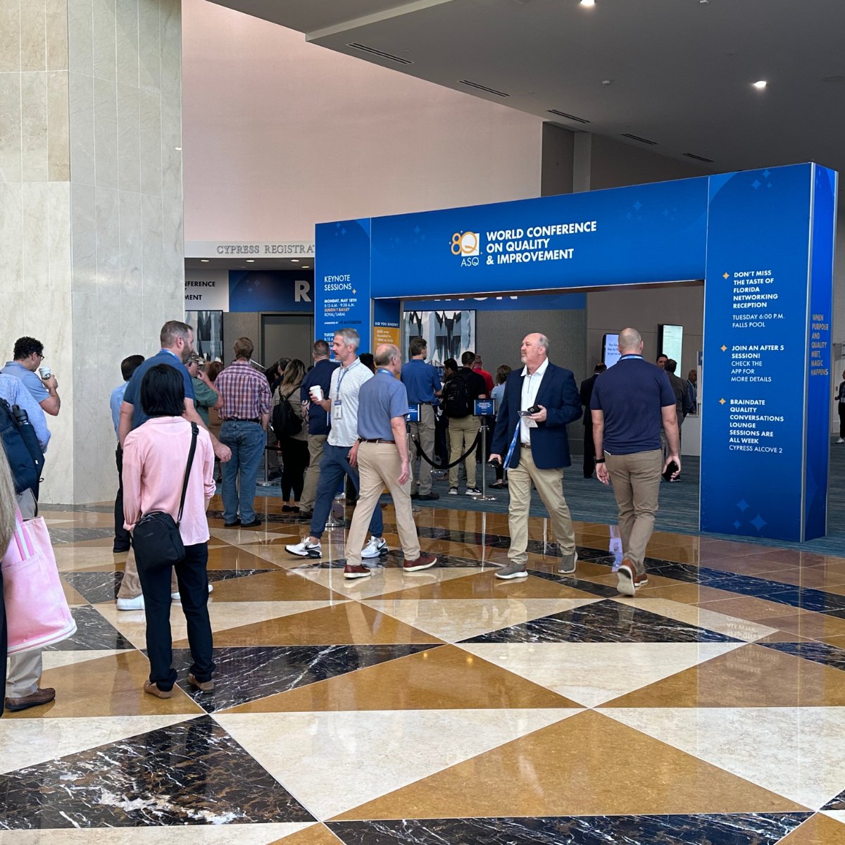 ASQ's tweet photo. WCQI is buzzing with energy! This week is full of opportunities to connect, innovate, and help shape the future of quality—together. What are you most excited about? https://t.co/XeSqbN4gHD