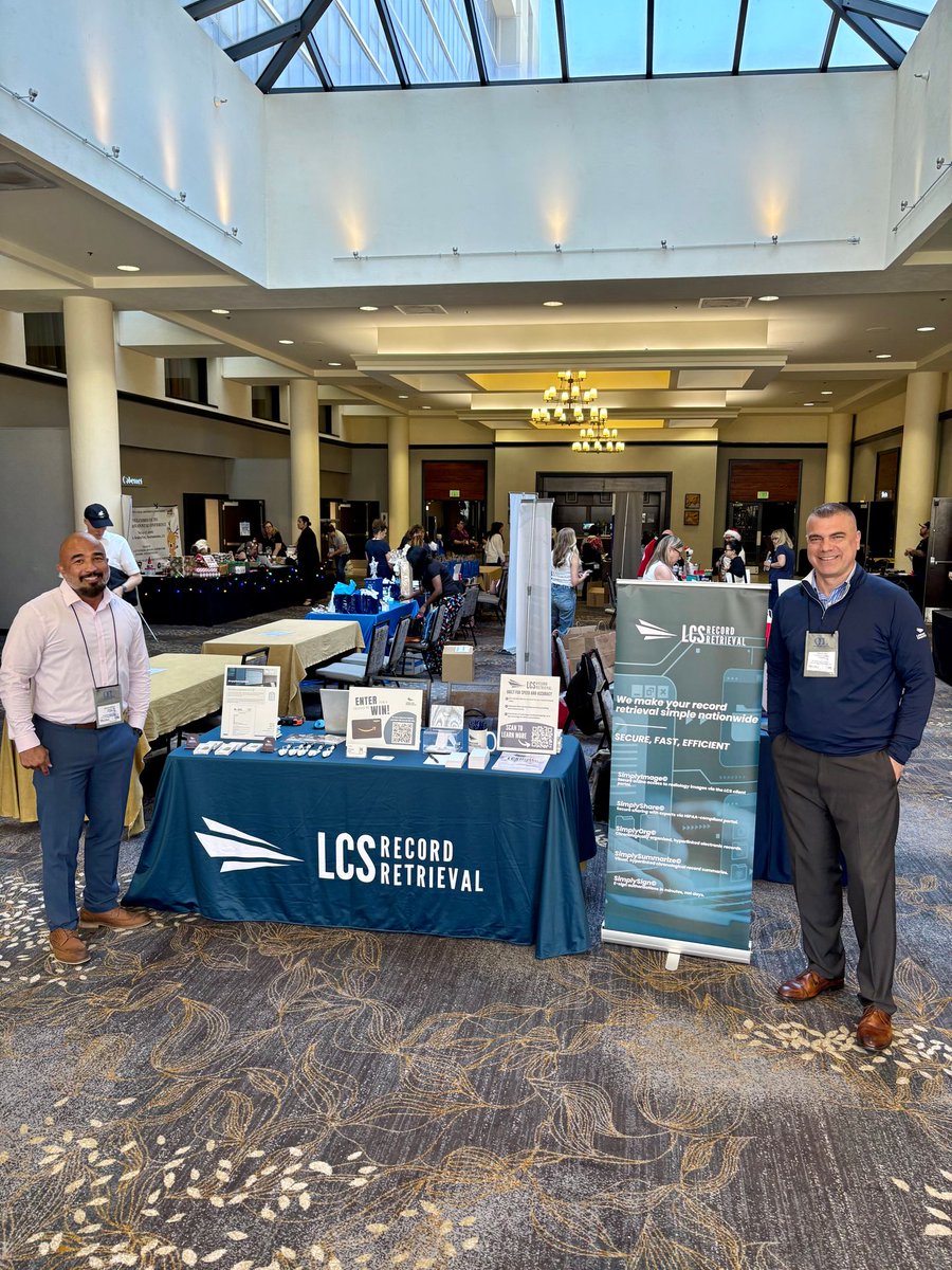 _LCSrecords's tweet photo. Ahmad had a great time at the Legal Professionals Inc. Conference last week in Sacramento. Thank you to everyone who stopped by to learn more about #TeamLCS, looking forward to see you at an upcoming conference again soon! https://t.co/1nU9SWUdnJ