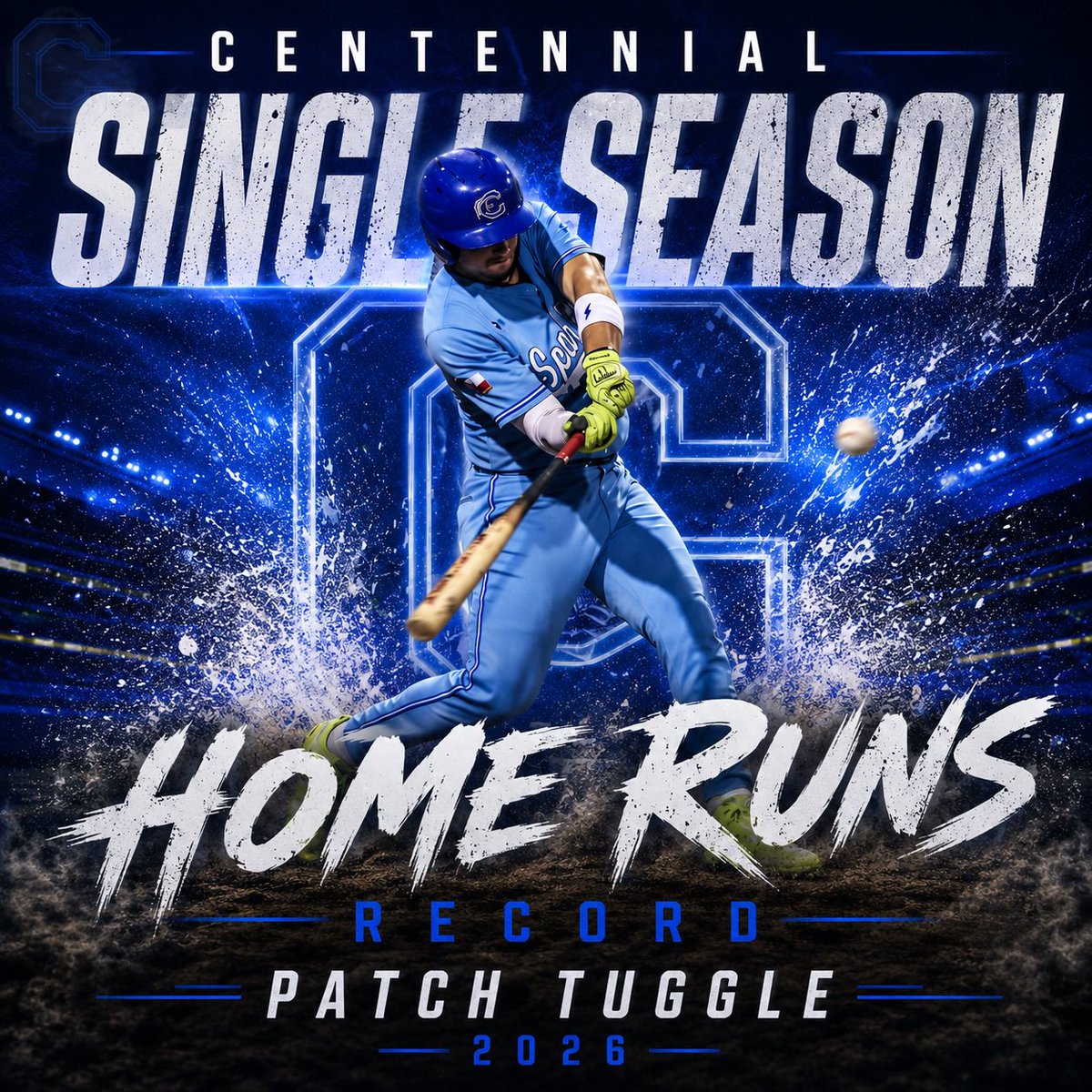 CHSSPARTANBASE1's tweet photo. NEW INDIVIDUAL SEASON RECORD

Junior Patch Tuggle 

6 HOMERUNS 

🏆 

@BurlesonSports https://t.co/fG9zO1VluY