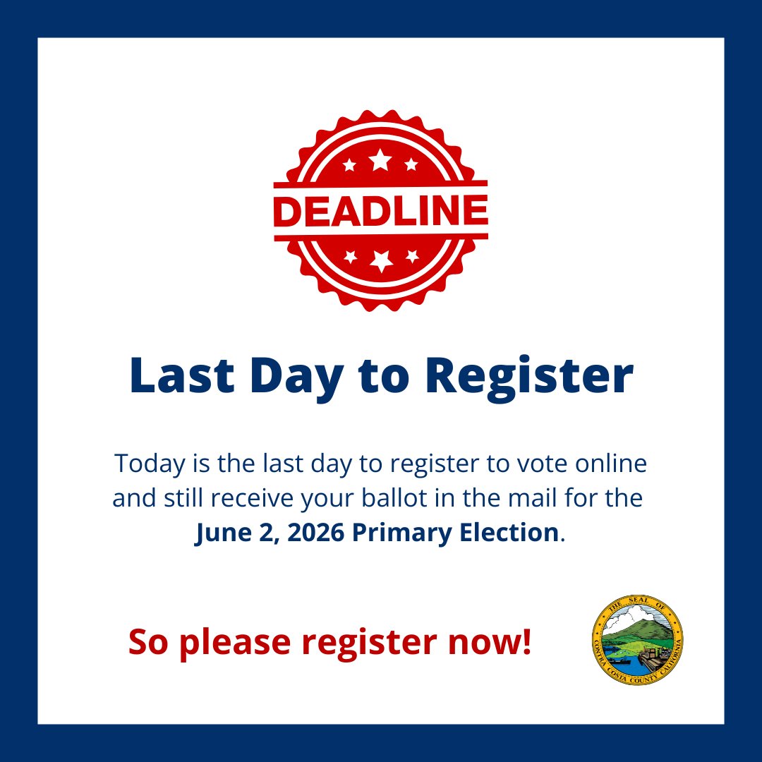 Contra Costa Elections tweet media