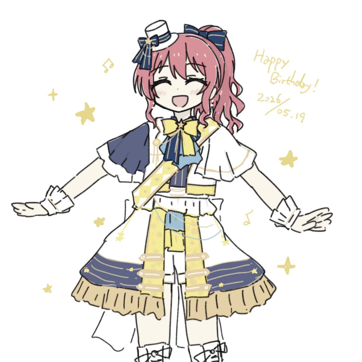 さあやお誕生日おめでとう🥁🥁🎂🎂 #山吹沙綾 #山吹沙綾生誕祭2026