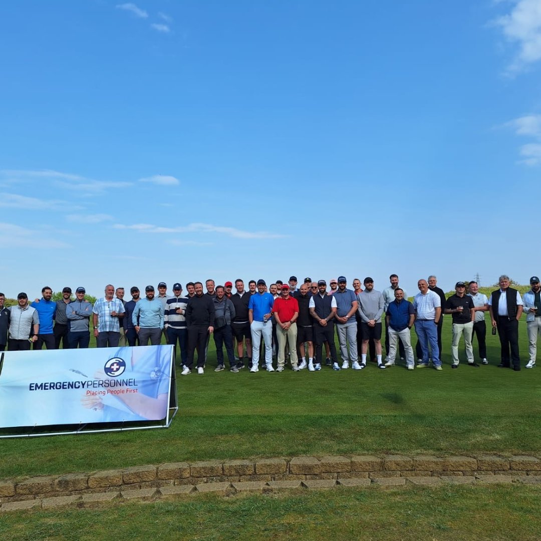 EmergencyPLTD's tweet photo. What a day! ⛳️💙 Huge thanks to all who attended and supported our Charity Golf Day with CASPA Charity, raising £6,020.24. Together, we celebrated great people and an amazing cause! Can't wait for the next one! 💙 #CharityGolf #GivingBack #Community https://t.co/vwIFtwncdW