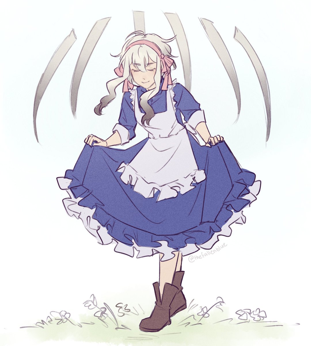 zzzzblue_'s tweet photo. tried to draw something in the hour of free time I gave myself https://t.co/sQF25KaLe4