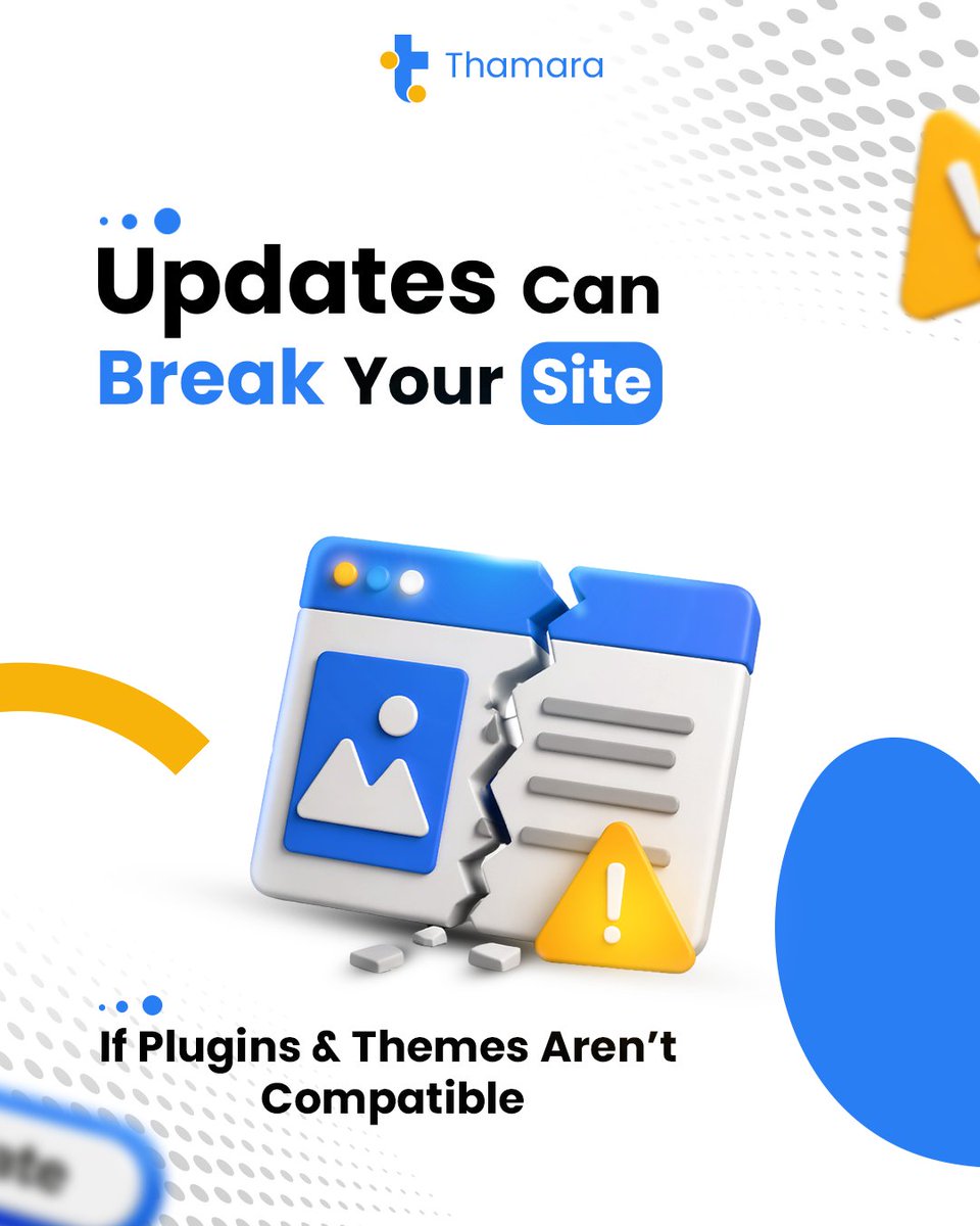 Thamaracloud's tweet photo. WordPress isn’t the issue most of the time.
Your website depends on plugins, themes, and server setup working together.
That’s why update issues and conflicts usually come from weak hosting.
Good hosting keeps WordPress running smoothly.
#Thamara #WebHosting #WebsitePerformance https://t.co/mQdAusAUWL