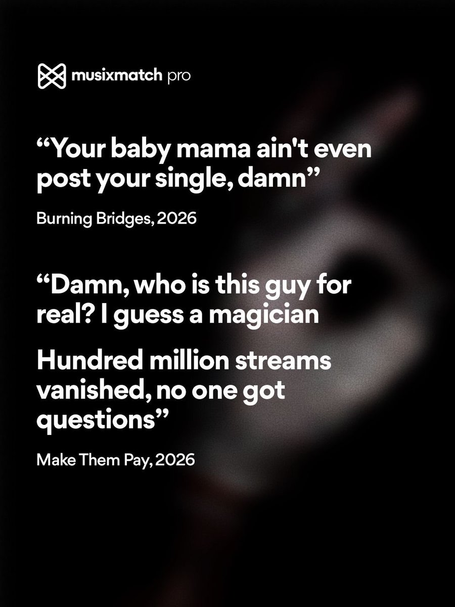 Musixmatch tweet media