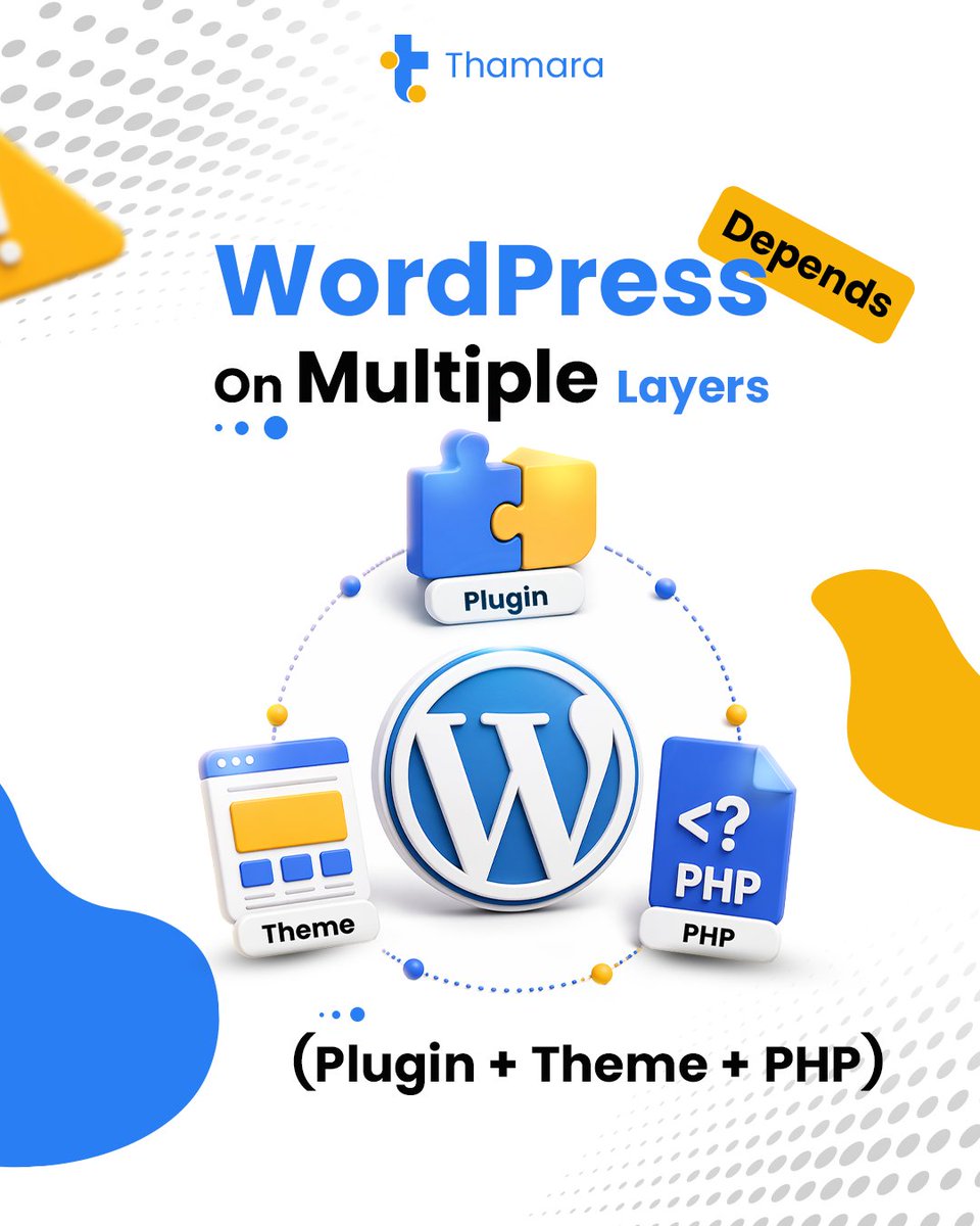 Thamaracloud's tweet photo. WordPress isn’t the issue most of the time.
Your website depends on plugins, themes, and server setup working together.
That’s why update issues and conflicts usually come from weak hosting.
Good hosting keeps WordPress running smoothly.
#Thamara #WebHosting #WebsitePerformance https://t.co/mQdAusAUWL