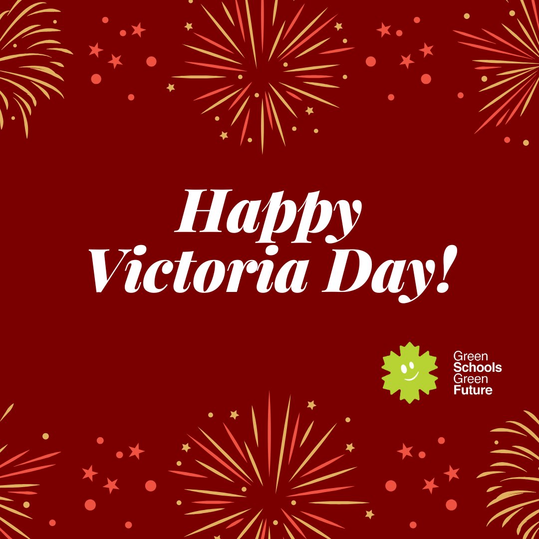 GSGFprojects's tweet photo. Happy Victoria Day! Hope everyone enjoys the long weekend! 🇨🇦

#GreenSchoolsGreenFuture #VictoriaDay https://t.co/5OcZ8H7hT6