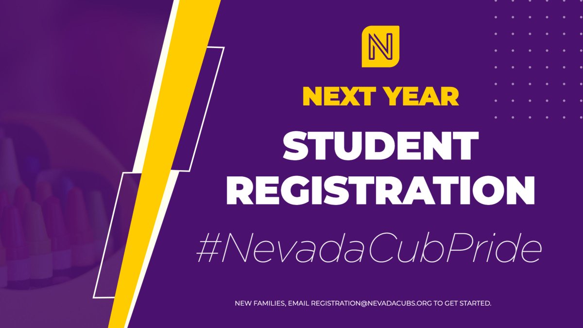 NevadaCSD's tweet photo. It's time for School Registration! 🖍️

𝗥𝗲𝘁𝘂𝗿𝗻𝗶𝗻𝗴 𝗙𝗮𝗺𝗶𝗹𝗶𝗲𝘀 → https://t.co/4sZTbwe8mE

𝗡𝗲𝘄 𝗙𝗮𝗺𝗶𝗹𝗶𝗲𝘀 (𝗶𝗻𝗰𝗹𝘂𝗱𝗶𝗻𝗴 𝗣𝗿𝗲𝘀𝗰𝗵𝗼𝗼𝗹) → https://t.co/arGor3vN60 https://t.co/ujek2cC4f7