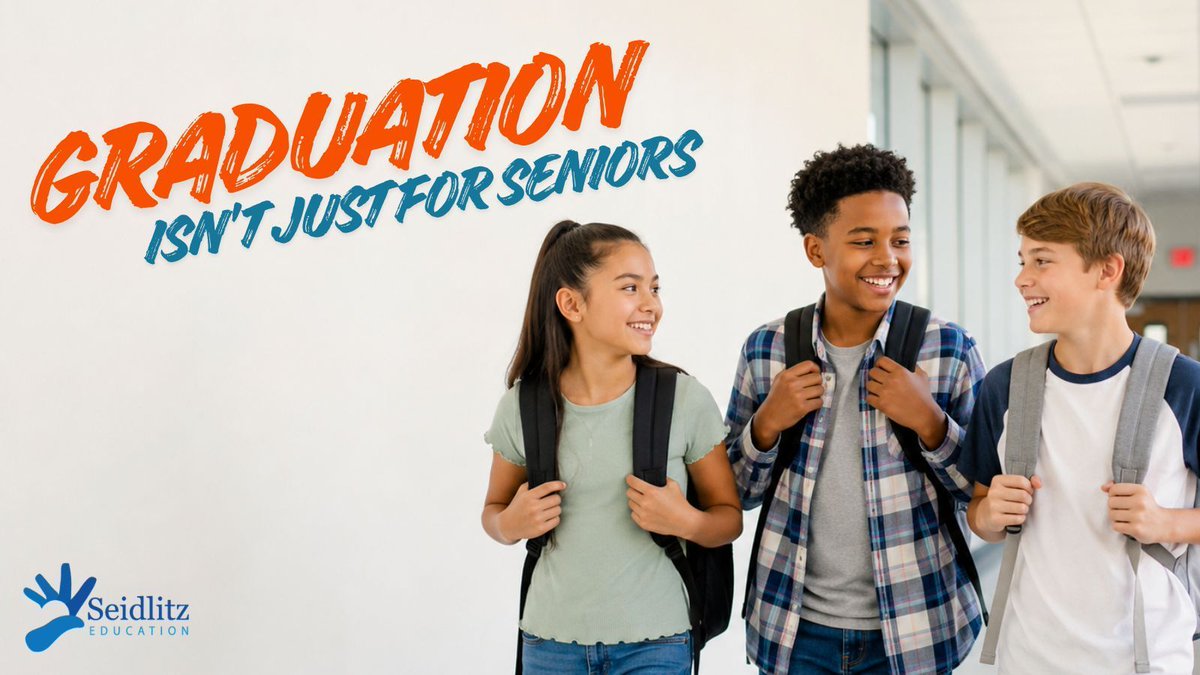 Seidlitz_Ed's tweet photo. Graduation is for more than just seniors!
We are cheering on the multilingual learners moving up to middle and high school this month. Transitioning to a new campus while learning a language takes real resilience. Congratulations! ๐
#MovingUp #ELLs #Graduation https://t.co/Rr5Ydau1nP