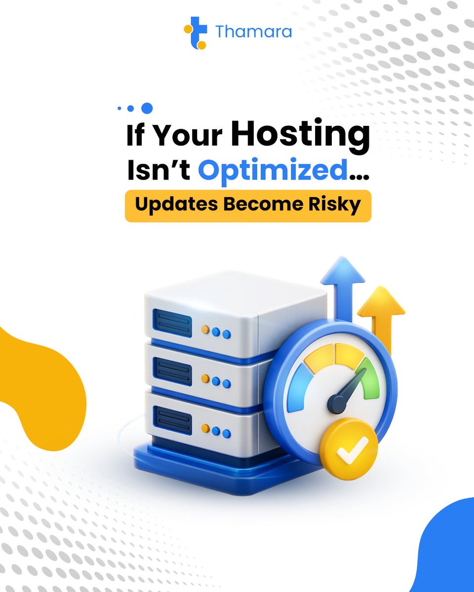 Thamaracloud's tweet photo. WordPress isn’t the issue most of the time.
Your website depends on plugins, themes, and server setup working together.
That’s why update issues and conflicts usually come from weak hosting.
Good hosting keeps WordPress running smoothly.
#Thamara #WebHosting #WebsitePerformance https://t.co/mQdAusAUWL