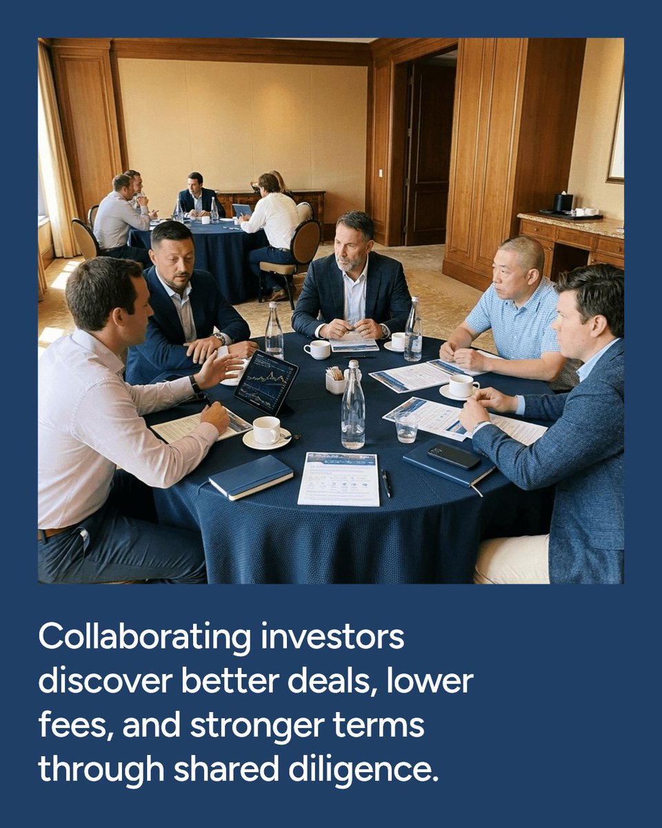 506Group's tweet photo. Are you using the power of member-driven diligence in private markets?

It's the quiet advantage that uncovers better deals, reduces fees, and boosts confidence. When investors collaborate, transparency and stronger terms follow. https://t.co/Wbd19YL9Oc