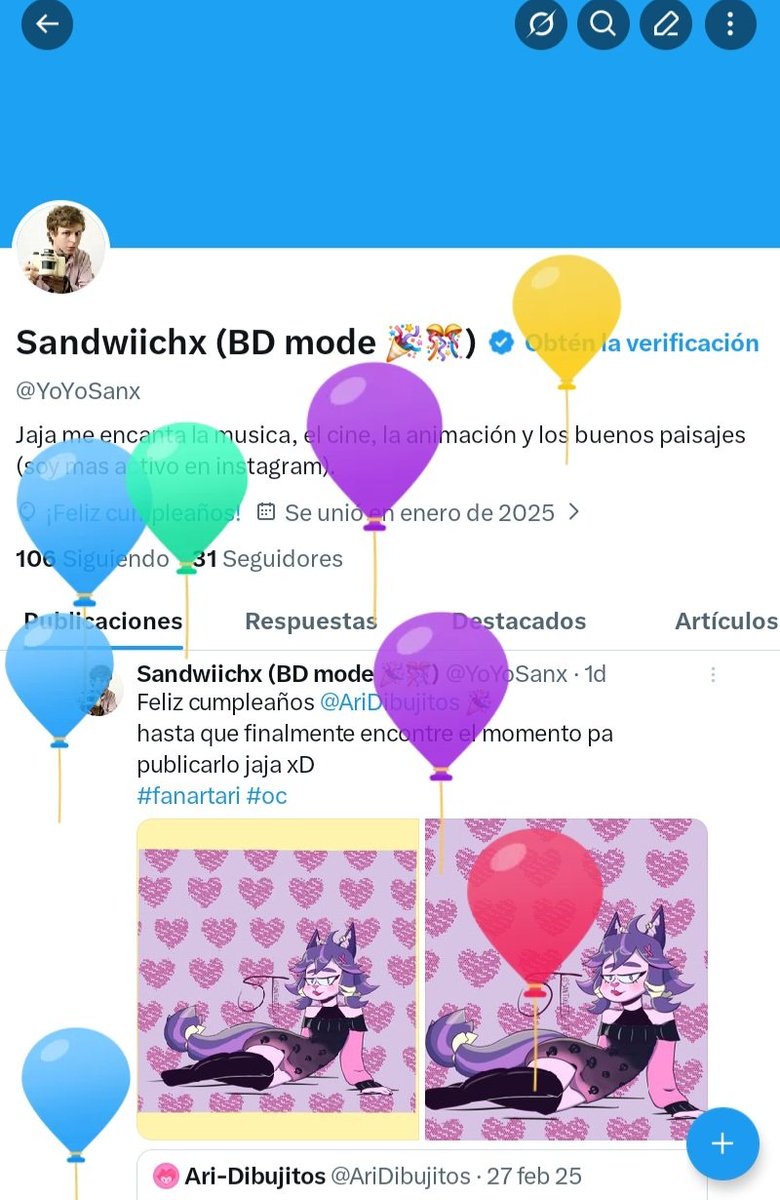 YoYoSanx's tweet photo. Llego mi dia, globitos!! https://t.co/L1qwNFuNyL