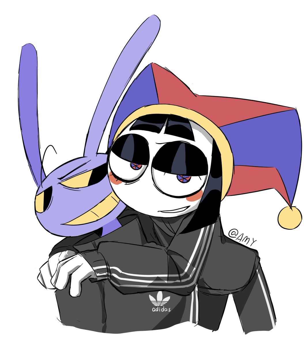 RT @shimianyaozzz: Adidas(￫ܫ￩) #funnybunny #tadc #Jax #Pomni