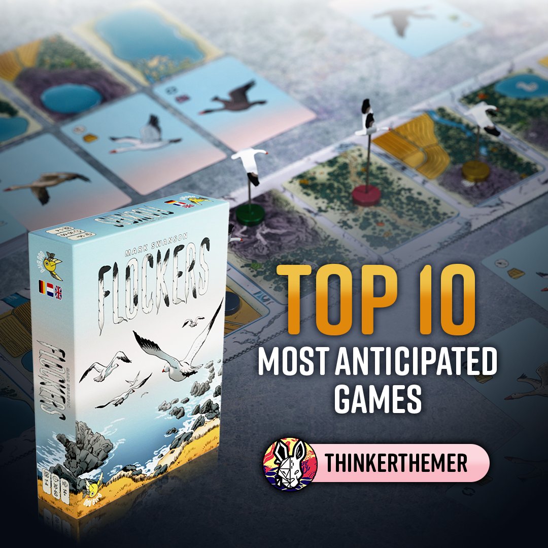oddbirdgames's tweet photo. You can build a perfect route…
…but if your flock runs out of vitality, you’re stuck. Movement and survival are always in tension. That’s where Flockers shines. Now live.
https://t.co/qrBKS0e677

#Flockers #OddBirdGames #Gamefound #Eurogame #MattEmmons https://t.co/06d2ORVyzj
