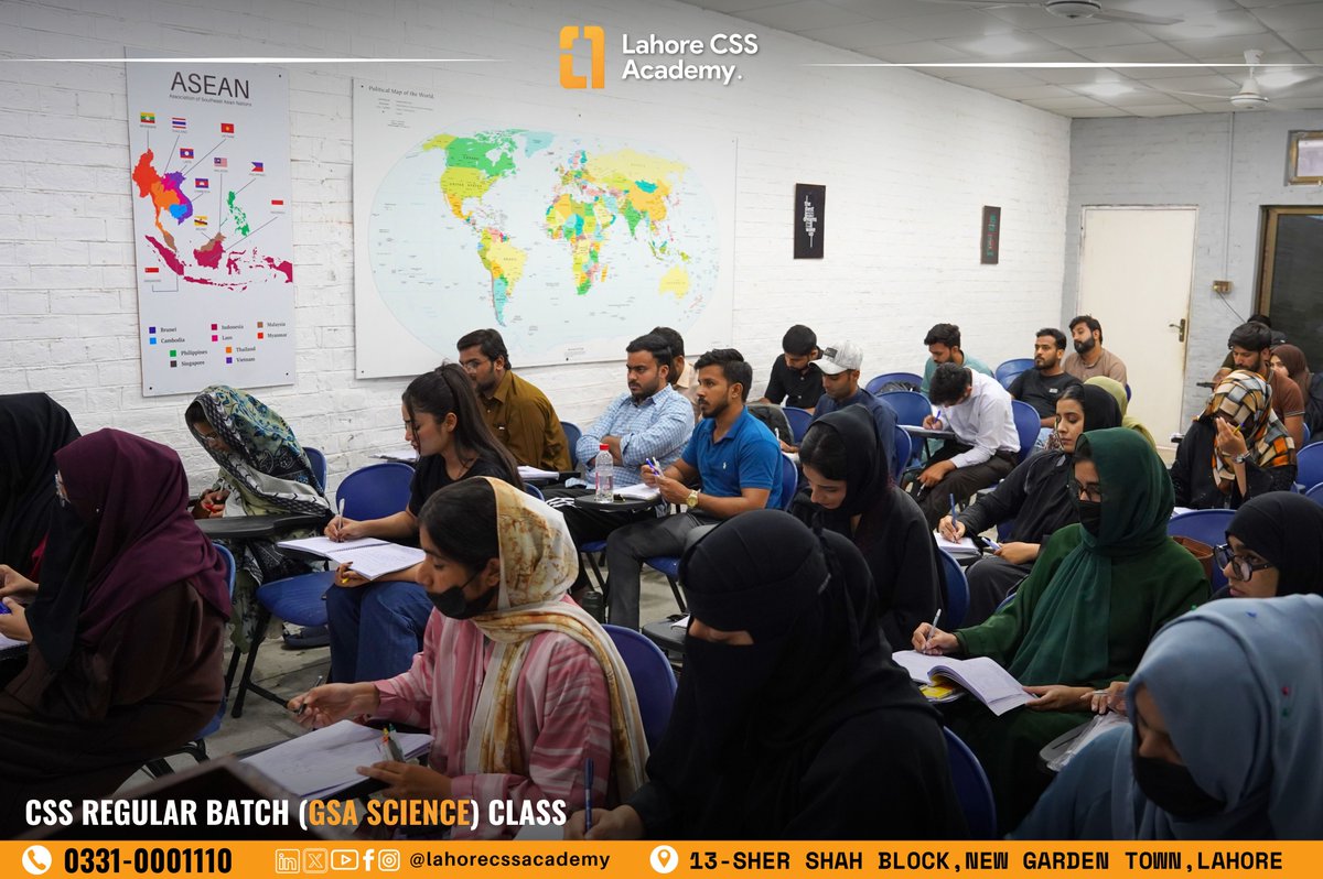 lahore_css's tweet photo. CSS Regular Batch (GSA SCIENCE) Class

📞 Contact: 0331 0001110
📍 Venue:13-Sher Shah Block, New Garden Town, Barkat Market ,Lahore CSS Academy

#LCA #CSS2027 #CivilServices #LahoreCSSAcademy #CSSFuture #CSSDreams #CSSExams #CSSCoaching #CSSTraining #CSSPreparation #CSSSuccess https://t.co/CB4bEvzltZ