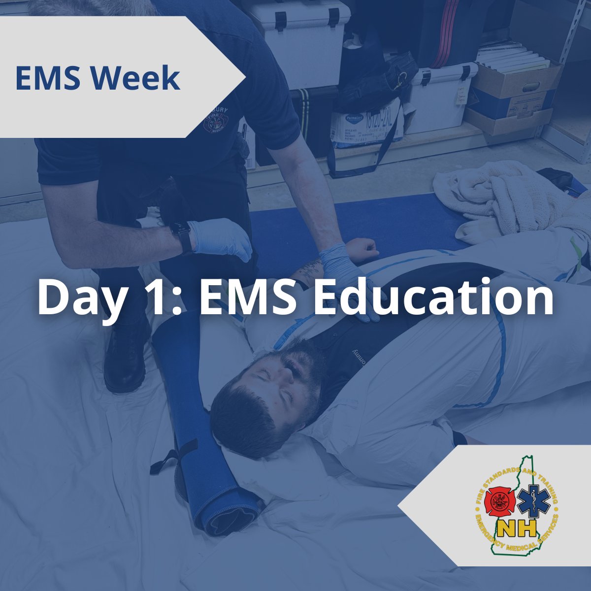 nhfstems's tweet photo. It's EMS Appreciation Week! Monday is all about EMS education, and New Hampshire took a big step forward in improving educational standards for EMS providers with educational training agencies. For more information, visit our website: https://t.co/edwdm5od7E
#NationalEMSWeek https://t.co/8sVkAWDir3