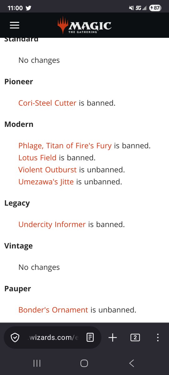 fireshoes's tweet photo. Banned and Restricted Announcement for May 18, 2026 #mtg

https://t.co/GU2nwQQAa2 https://t.co/ZfL2LBVHWI