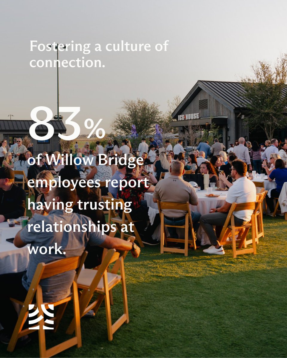 WillowBridgePC's tweet photo. Cultivated with care. Sustained by connection.

Our culture reflects the care we put into our residents, bringing the concept of "belonging" to life as an experience of growth and empowerment for all our team members.

#WeAreWillowBridge https://t.co/tlELVBv73g