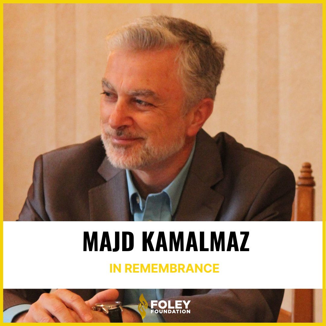 JamesFoleyFund's tweet photo. Today, we remember Majd Kamalmaz, an American-Syrian humanitarian and psychotherapist.  

Majd was wrongfully detained and disappeared by the Assad regime in 2017 while providing mental health support in Syria and he became one of countless victims of Assad’s government. Although the U.S. government confirmed Majd’s death in May 2024, his family is still denied justice and the return of his remains. 

We honor Majd’s life and work, and we will not let him be forgotten. 

To learn more about Majd, visit: https://t.co/iRCft5zxVS 

@freemajdk