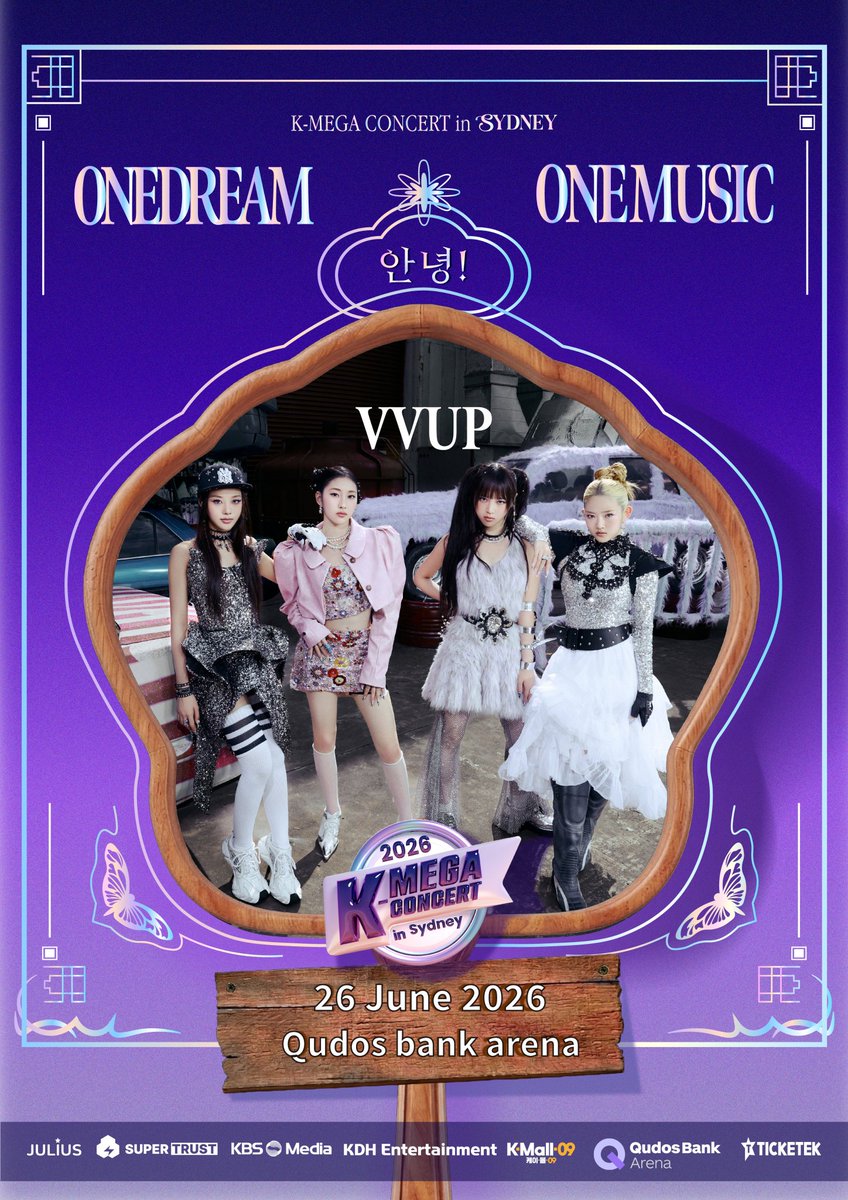 thekpop2Of's tweet photo. 6月26日のK-MEGA CONのラインナップ、#UNIS #BabyDONTCry #VVUP #PSY #JAYPARK #BAMBAM #FROMIS9 

SUN JUNE 07-2026 DAY 2 
#PSY #JAYPARK #KWONEUNBI #WENDY #FROMIS9 #BabyDONTCry #LINGSHOT https://t.co/bNjNSlFFeu